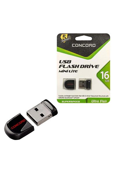 Concord ذاكرة فلاش يو اس بي 16 جيجابايت ميني لايت C-uml16