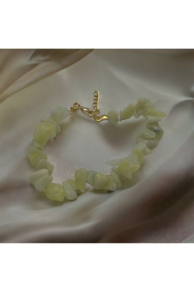 Hobimos Natural Stone Bracelet Apatite Stone