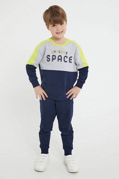 Rolypoly Explore Space Grimelange Boys' Tracksuit Set Rp2878-c