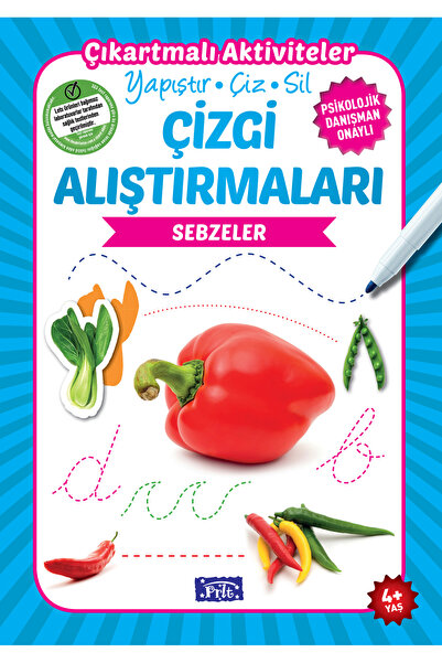 Parıltı Yayınları Sebzeler - Çizgi Alıştırmaları