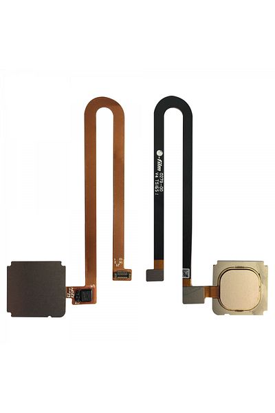 Nettech Teknonet Xiaomi Redmi 5 Plus Compatible Fingerprint Reader Home Key - Gold