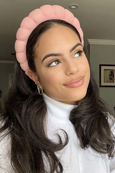 TAKIŞTIR Spa Color Salmon Hair Band - Πετσέτα κορώνα