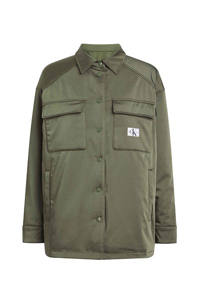 Calvin Klein Khaki Colored Jeans Women's Jacket - J20J222588LDY