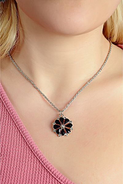 EUROMODA Special Designed Zircon Stone Necklace Earring Set