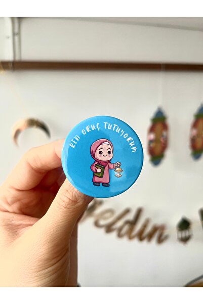 lamel shop "Ben Oruç Tutuyorum" Kız Rozet