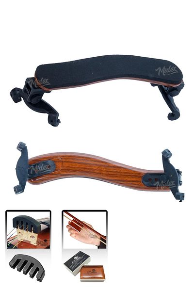 Midex VP-40 Top Quality Violin Pillow Compatible With 4/4 and 3/4 Violins (Resin and Silencer Gift)