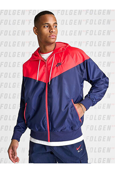 Nike Чоловічий спортивний одяг Windrunner Woven Hooded Jacket Erkek Spor Ceket Rüzgarlık