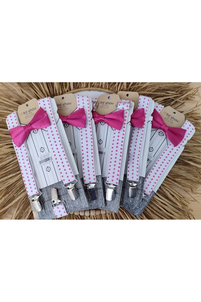 Monkabox Фуксія Рожевий Пунктирний 5-хвильовий Набір Бабочок