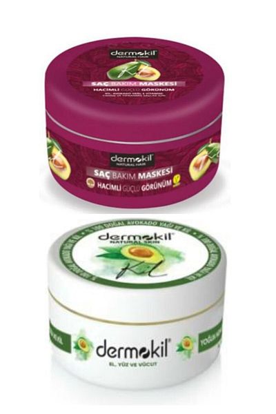 Dermokil 300 ml Avocado Hand Cream - Vitamin E Hair Mask