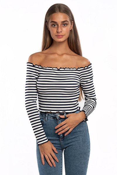 Miss Murem White-Navy