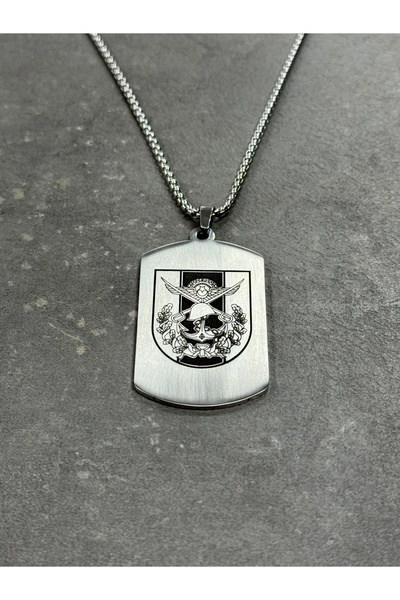 Kuyumcudan TSK Logolu Çelik kolye