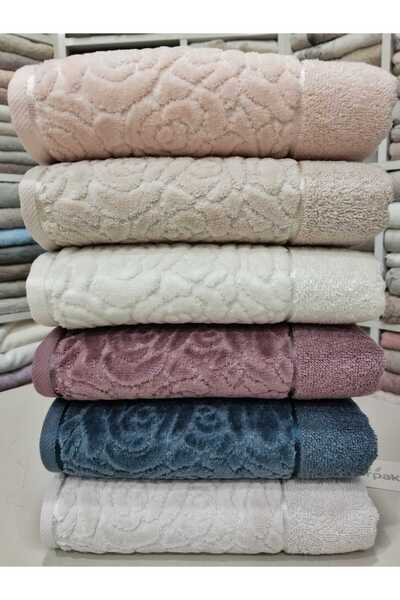 Nurpak Набір рушників для рук Sevgi 6 штук 50x90 см бавовна