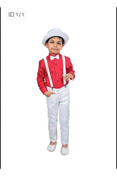 NOBLE STORE Costum de spectacol pentru băiat, 23 aprilie, pantaloni, cămașă c...