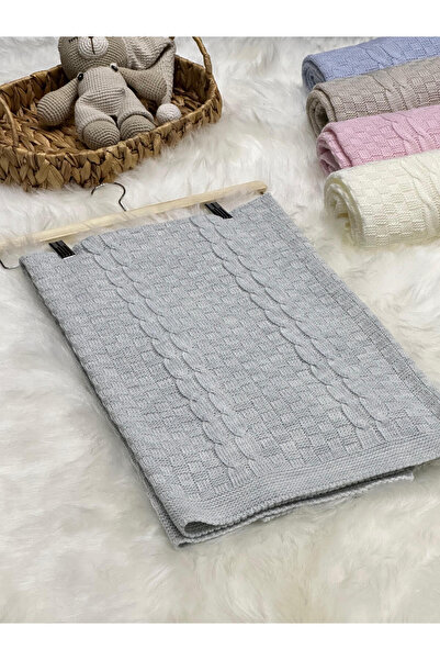 Home DOUBLE HAIR KNITTED KNITWEAR BABY BLANKET