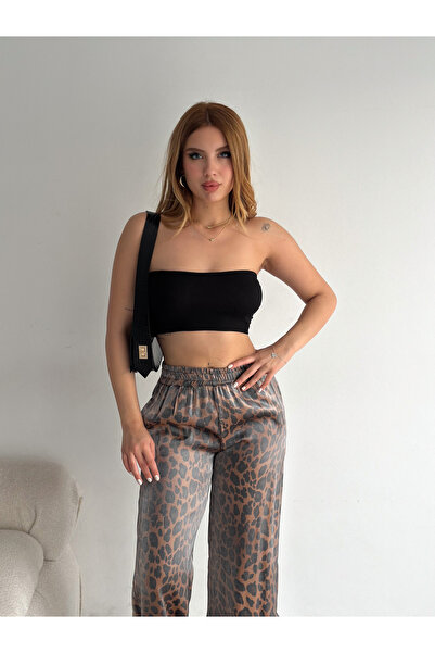 Bukamiss Hanorac negru fără bretele pentru femei