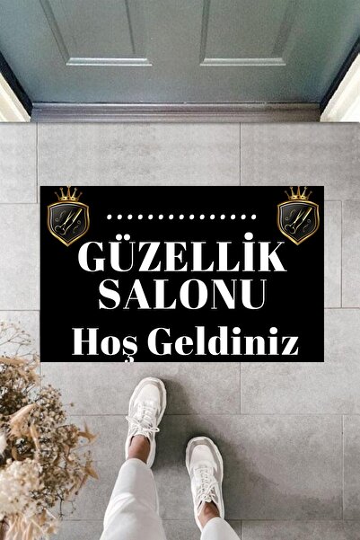 Auro Design Dijital Baskı Kişiye Özel İç Kapı Dekorasyon Paspas Güzellik Salonu 2 KO-134617