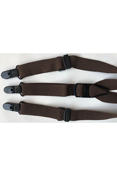 VELİLA Çocuk Pantolon Askısı Kahve Renkli