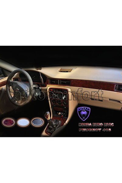 ODAC TUNING Honda Euro Civic   Torpido, Konsol, Trim, Göğüs Kaplama Seti , Ma...