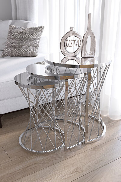 usta mekan Hasır Telli Model Gümüş Zigon Düz Ayna