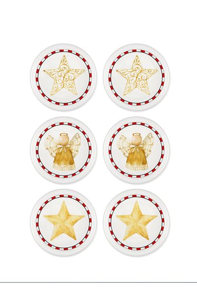 The Mia 6-Piece Snack Bowl with Cookies
