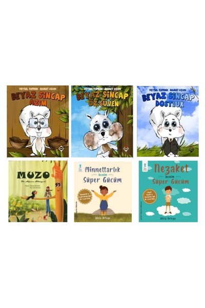 Buzdağı Yayınevi Beyaz Sincap Serisi -(30 Milyon Kelime) Öz Güven - Azim - Dostluk - Muzo-Nezaket-Minnettarlık