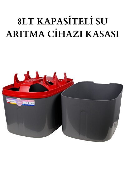 water jobs Su Arıtma Cihazı Boş Kasası 8lt Kapasiteli Cihazlara Uyumlu/ GRİ