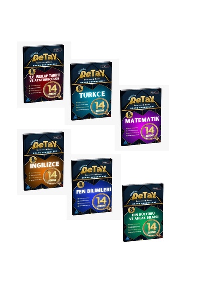 Zeka Küpü Yayınları ZEKA KÜPÜ YAY. 8.SINIF 6'LI BRANŞ DENEME TAM SET