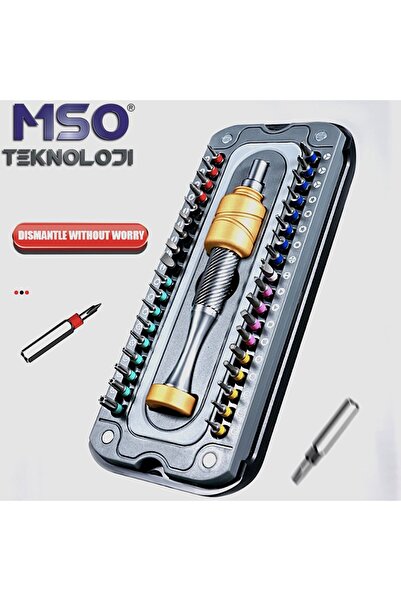 MSO TEKNOLOJİ VIP Kalite 36+1 Elektronik Tamir Philips Torx Tornavida Set