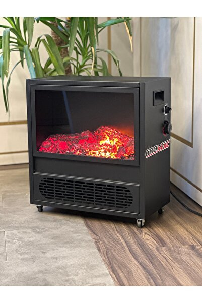 CROMMAC Crm3kw Elektrikli Dekoratif Şömine - 2 Yıl Garantili