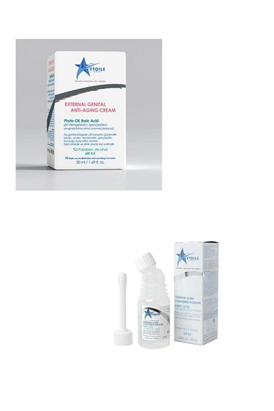 Etoile Mon External Genital Anti Aging Cream - 50 ml & Feminine Ultra Cleansing Douche - 100 ml