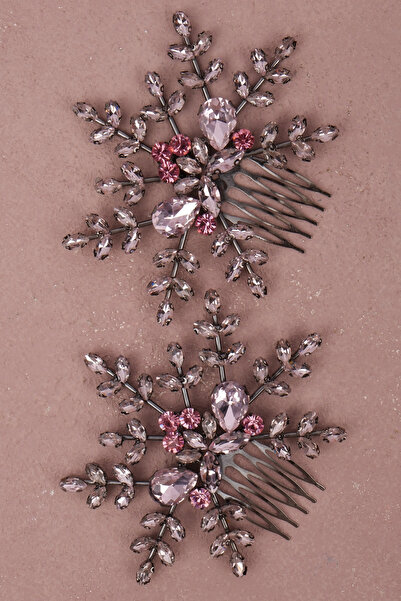 Limelia Αξεσουάρ για τα μαλλιά γάμου με λουλούδια διπλό γυναικείο αξεσουάρ γι...