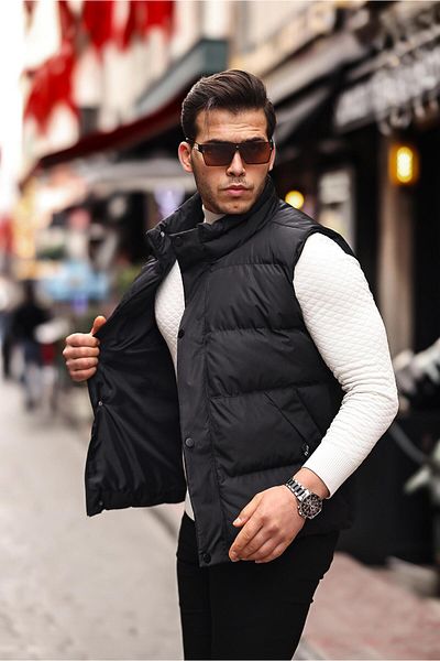 Stilkombin Φουσκωτό γιλέκο με κρυφό κάλυμμα τσέπης Paris PLDP 2966