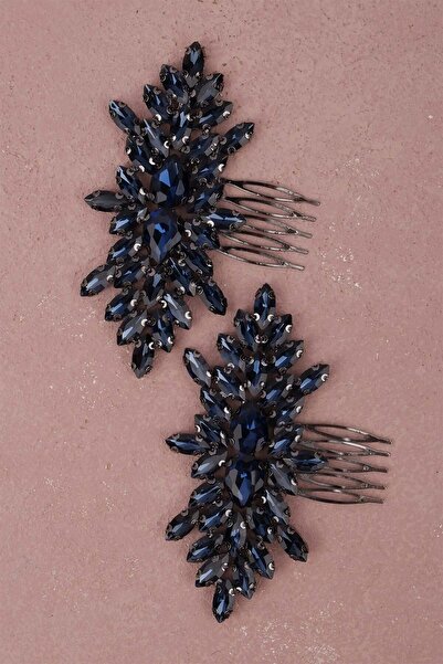 Limelia Accesoriu de păr pentru costum de nuntă dublu pentru mirese Accesoriu...