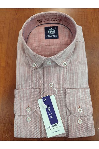 ADVANTE Cămașă BĂRBAȚI CU Mânecă LUNGĂ DIN BUMBAC SLIM FIT