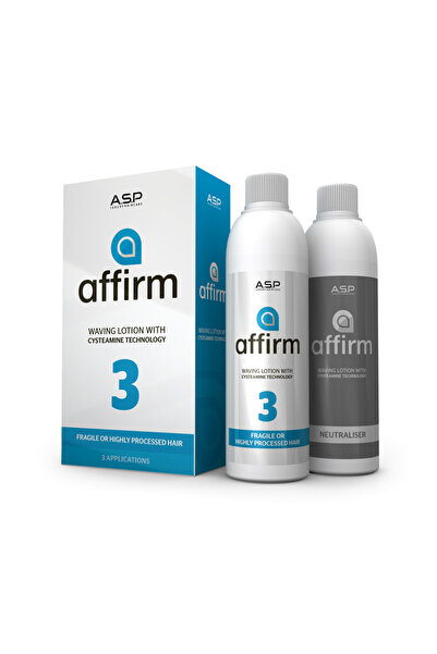 Affinage ASP Affirm (3) Yıpranmış şaçlar için perma ilacı