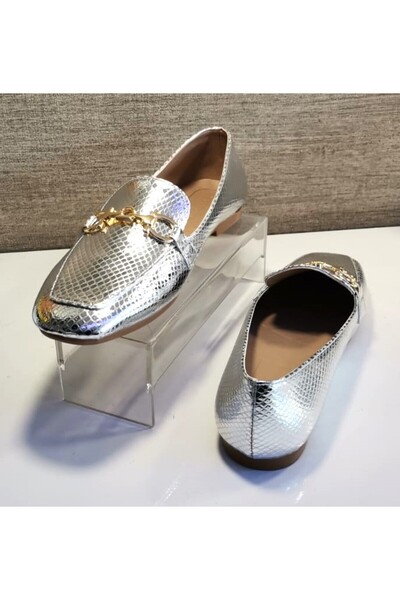 AYCANLAR 1515 Γυναικεία εμπριμέ παπούτσια μπαλαρίνας