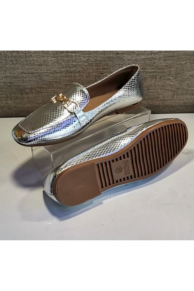 AYCANLAR 1515 Pantofi de balerină imprimați pentru damă