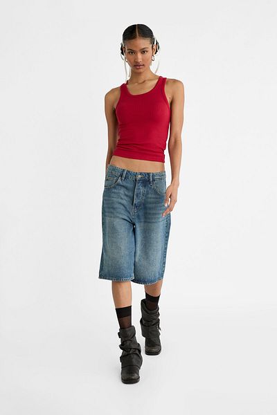 Stradivarius حزام متقاطع بدون أكمام