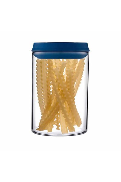 Paşabahçe Zest Click Lock Jar 1480 CC - Navy Blue, Leak Proof