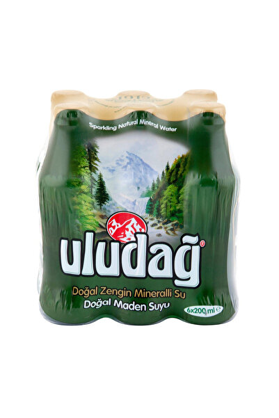 Uludağ Doğal Maden Suyu 200 Ml X 6 Adet