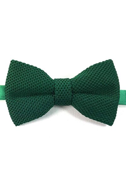 Sade Kravat ربطة عنق P089 - محبوكة باللون الأخضر العادي