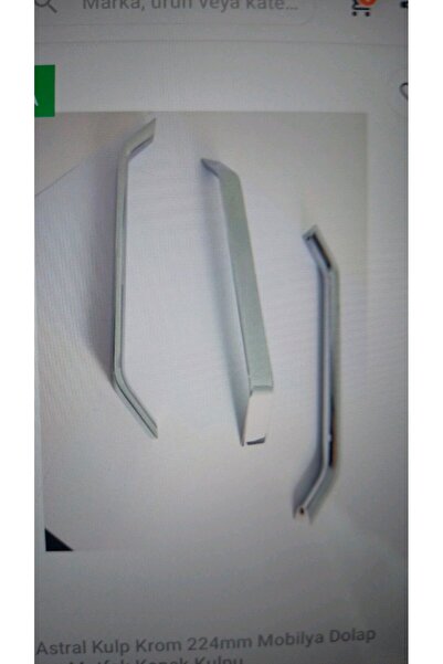 ÖSM IMPORTS Şahin Kulp Krom 192mm-mobilya Dolap Çekmece Mutfak Kapağı Kulpu
