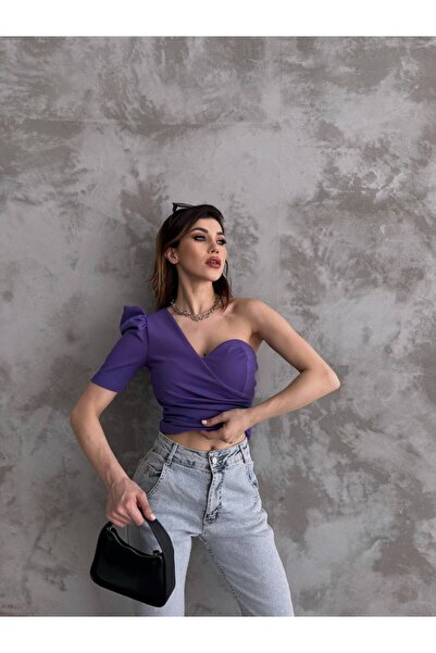 ÇEÇİM FEMEI PRINCESSA COLA UN UMAR CROP CROP BLUZ ZYN-58627