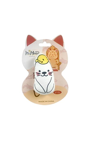 Ans Kediler için İthal Catnipli Peluş Oyuncak 11 cm Fok Balığı