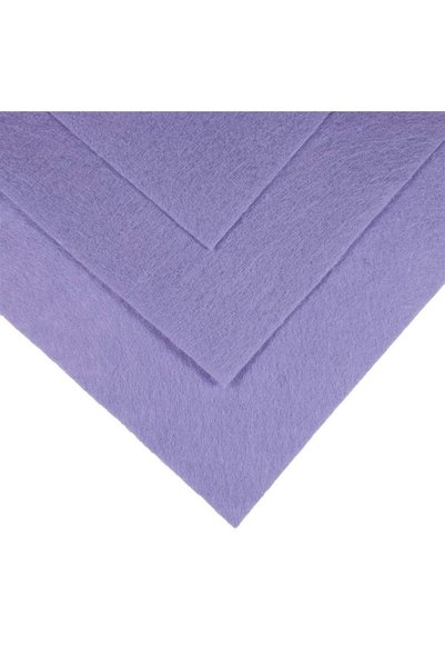 Self Power Roll Based Thin Felt Fabric 10 Meters Lilac Felt (Width 1 Metre X Length 10 Meters) Wholesale Thin Felt