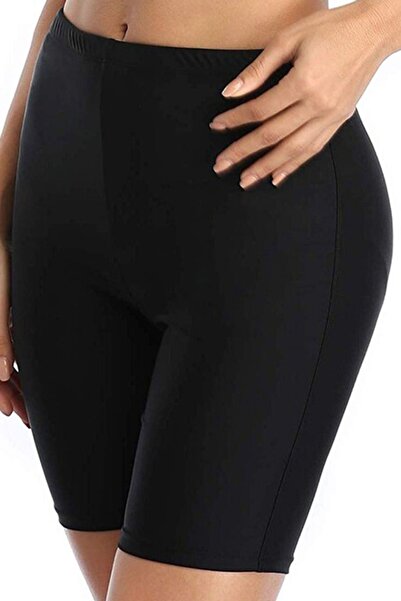 Remsa Mayo Women's Sea Pool Swimsuit Shorts Tights 2360 Midi Black