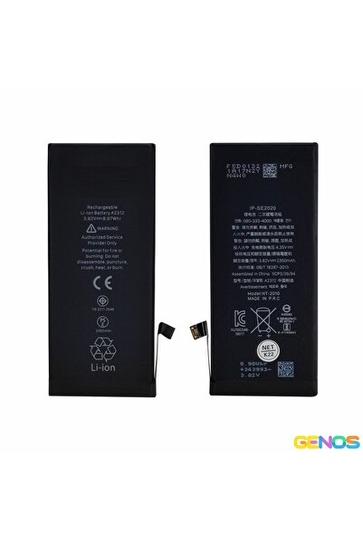 Genos iPhone SE 2020 Uyumlu 2350 mAh Batarya (SN805699)