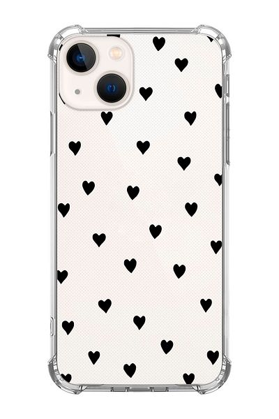 shoptocase حافظة هاتف بتصميم قلوب Olex متوافقة مع هاتف Iphone 13 وحماية فائقة من الصدمات