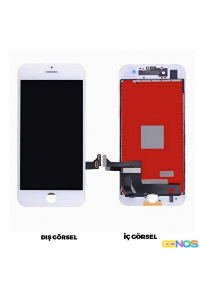 iPhone 8 Compatible Lcd+Touch+Slatted (White) (SN808761)