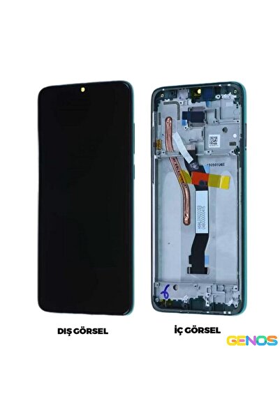 Genos Xiaomi Redmi Note 8 Pro Uyumlu Lcd+Dokunmatik+Çıtalı (Yeşil) (SN809024)